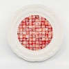 In plaats van bloemen (2023) (onder)glazuur op aardewerk, Ø 27 cm (220 euro, Galerie Posthuys)