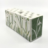 Klok Blok (2026) (onder)glazuur op aardewerk, 9 x 21 x 7 cm. (particuliere collectie)