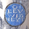O Eeuwigheyt (2013) schildering op keramiek, hoogte 55 cm (particuliere collectie)