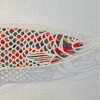 Gesneden haring (2023) papier en drukinkt, 15 x 45 cm. (particuliere collectie)