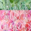 Lathyrus White Wedding (2017) aquarel op papier, 36 x 26 cm (particuliere collectie)