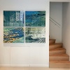 Haringscholen (vierluik) (2023) drukinkt op papier op doek, (4x) 60 x 80 x 5 cm (particuliere collectie)