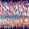 The only way is up (2021) monoprint, 40 x 50 cm (particuliere collectie)