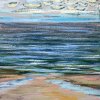 Noordzee (17 VII 2020) pastel op papier, 15 x 15 cm
