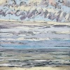 Noordzee bij De Koog (02 VIII 2022) pastel op papier, 15 x 15 cm