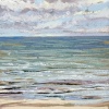 (28 VII 2023 B) pastel op papier, 15 x 15 cm