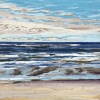 (09 VIII 2023 A) pastel op papier, 15 x 15 cm