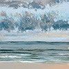 (25 VIII 2023 C) pastel op papier, 15 x 15 cm