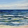 (22 VII 2024 B) pastel op papier, 15 x 15 cm