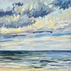 (26 VII 2024 B) pastel op papier, 15 x 15 cm