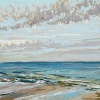 (01 VIII 2024 A) pastel op papier, 15 x 15 cm