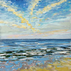 (15 VIII 2025 C) pastel op papier, 15 x 15 cm