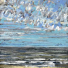 (20 VI 2026 G) pastel op papier, 15 x 15 cm