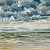 (12 VII 2024 A) pastel op papier, 15 x 15 cm