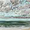 Noordzee (13 VIII 2021) pastel, 23 x 70 cm