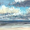 Noordzee (03 VIII 2023 B) pastel op papier, 23 x 70 cm