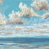 Noordzee (29 VIII 2023 E) pastel op papier, 23 x 70 cm