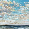 Noordzee (10 VIII 2024 D) pastel op papier, 23 x 70 cm