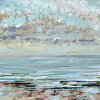 Noordzee (18 VII 2025 C) pastel op papier, 23 x 70 cm