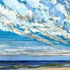 Noordzee (18 VII 2020) pastel op papier, 24 x 32 cm