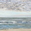 Noordzee (21 VII 2021) pastel op papier, 24 x 32 cm