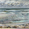 Noordzee  (18 VIII 2021) pastel op papier, 24 x 32 cm