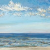 Noordzee bij De Koog (11 VIII 2022) pastel op papier, 24 x 32 cm