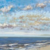 Noordzee (20 VIII 2023 C) pastel op papier, 24 x 32 cm