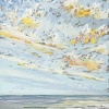 Noordzee (18 VIII 2024 B) pastel op papier, 32 x 24 cm