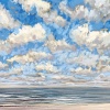 Noordzee (03 VIII 2022) pastel op papier, 32 x 49 cm
