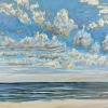 Noordzee (04 VIII 2022) pastel op papier, 32 x 49 cm