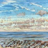 Noordzee (10 VIII 2022) pastel op papier, 32 x 49 cm