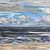 Strand bij De Koog (15 IX 2018) pastel op papier, 32 x 49 cm