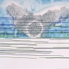 zonder titel, 18-II- 2012, inkt en potlood op papier, 75 x 105 cm.