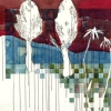 Maurice Christo van Meijel: zonder titel, 14-XI-2001, aquarel en inkt op papier 100 x 150 cm (particuliere collectie)